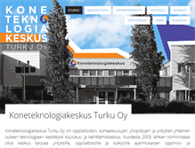 Tablet Screenshot of koneteknologiakeskus.fi